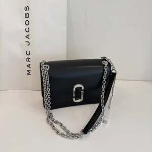 New‼️Marc Jacob JJ Medium Chain Shoulder Bag 4R6HSH064H01 Black $478